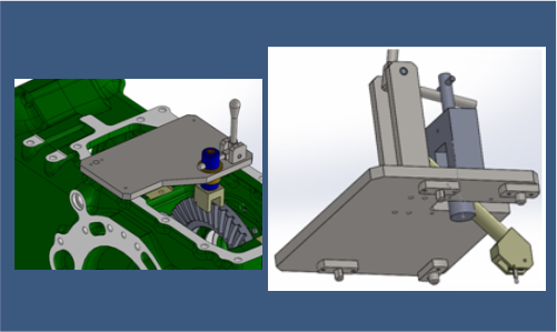 Gear Box Assembly Play Checking Fixture